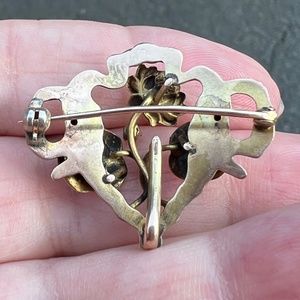 Jewelry | Antique Victorian 1k Gold Floral Watch Pin Brooch Pendant ...